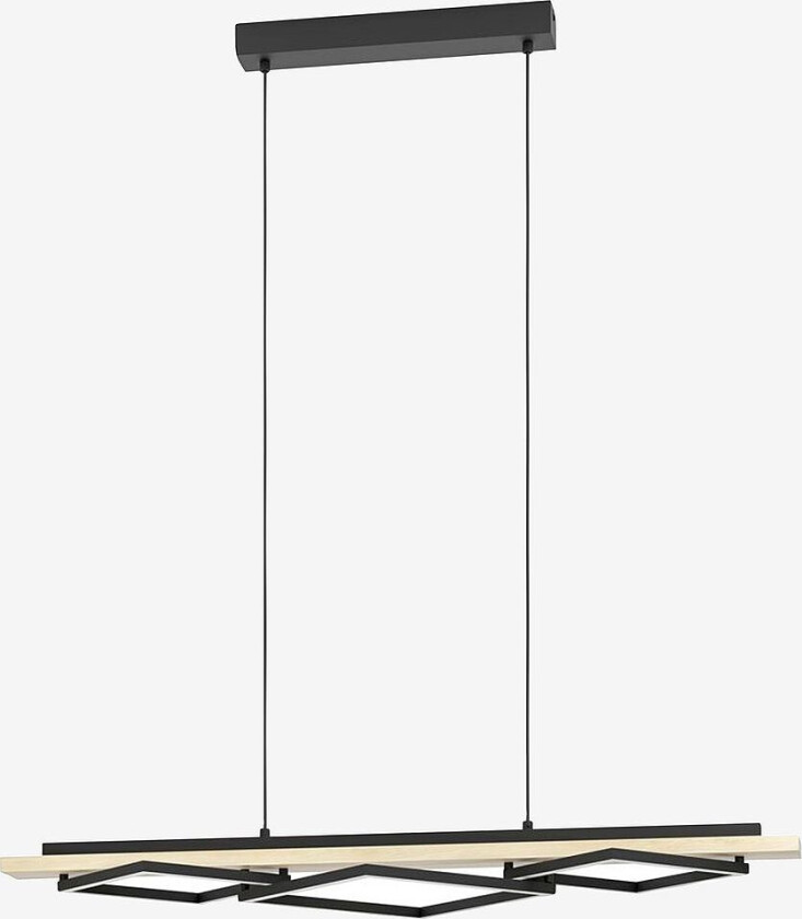 Pendellampe Boyal , Svart/brun, Svart