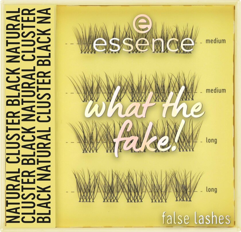 What The Fake! False Lashes 06 Natural Cluster Black