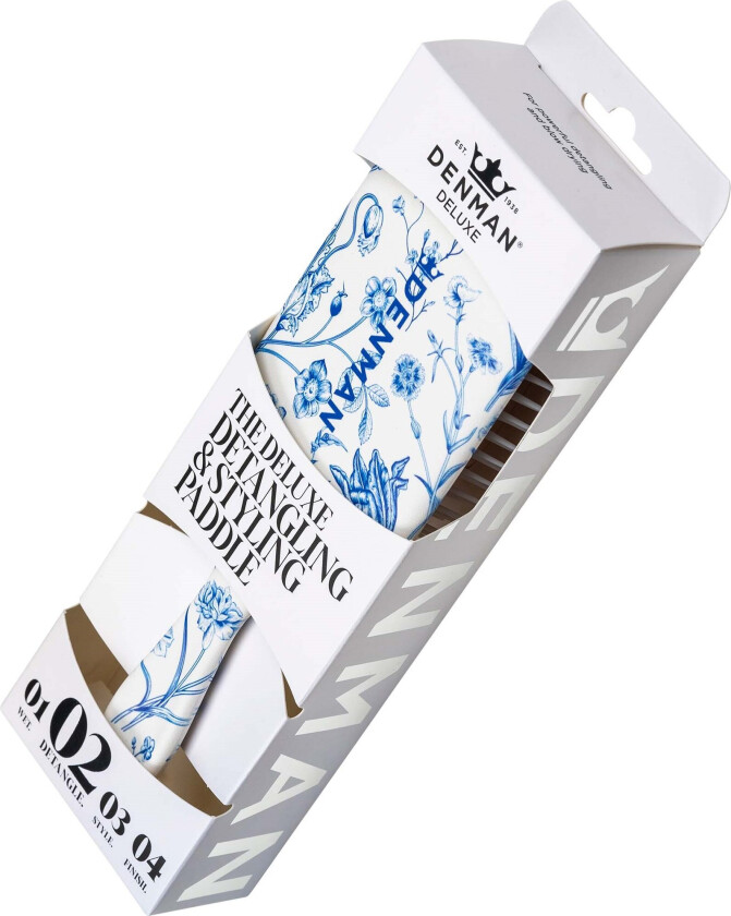 Deluxe D81M Medium Style & Shine Brush Blue Belle Blue Bel