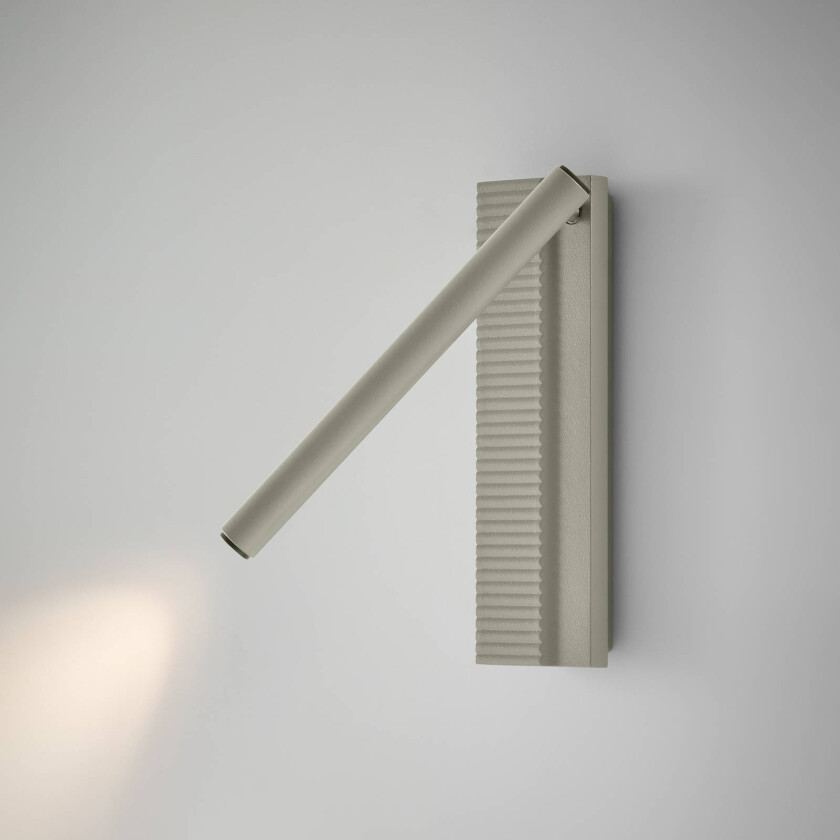 LED-vegglampe Arid A/03 grå, aluminium, 2700 K