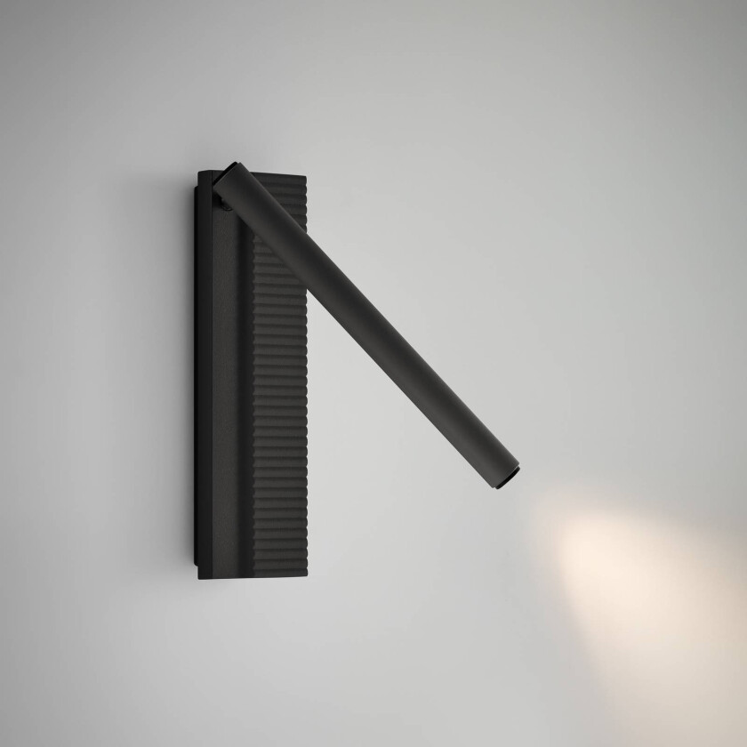 LED-vegglampe Arid A/02 svart, aluminium, 2700 K