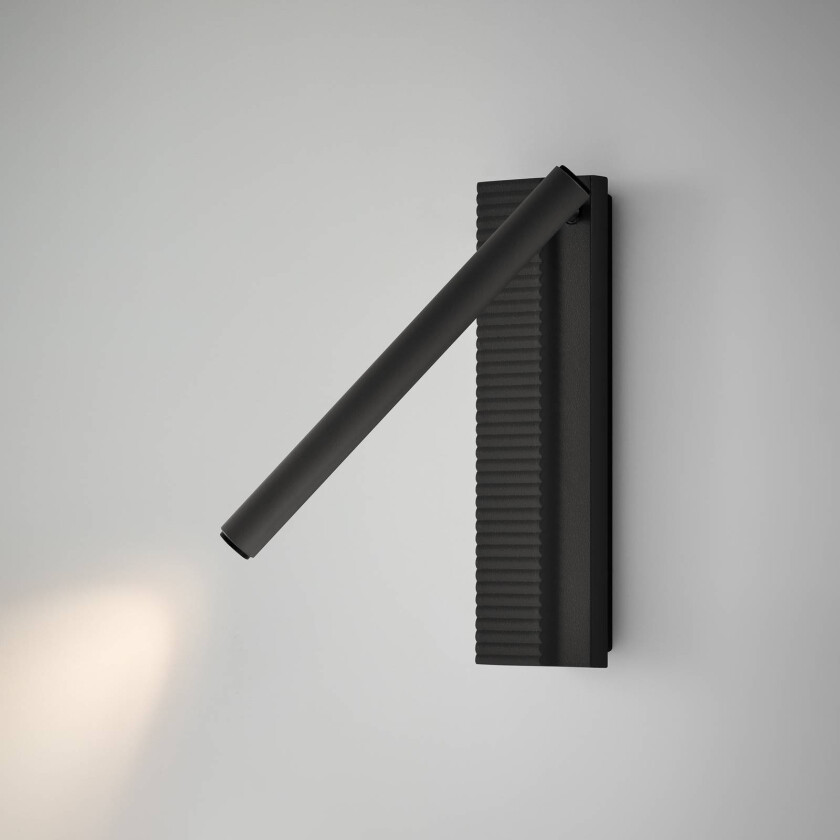 LED-vegglampe Arid A/03 svart, aluminium, 2700 K