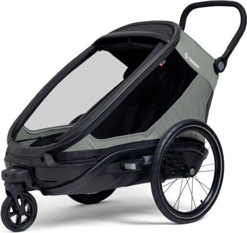 Sykkelvogn, Outback Next, 1 Seat - Dusty Green