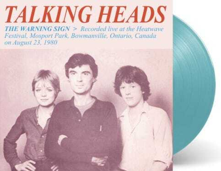 Talking Heads The Warning Sign Live in Canada 1980 LP/Vinyl