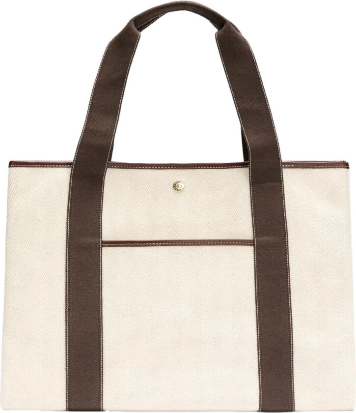 Rue De Verneuil Traversée L Pocket White/mini Sellier Brown Veske Off-White Og Brun Brun female