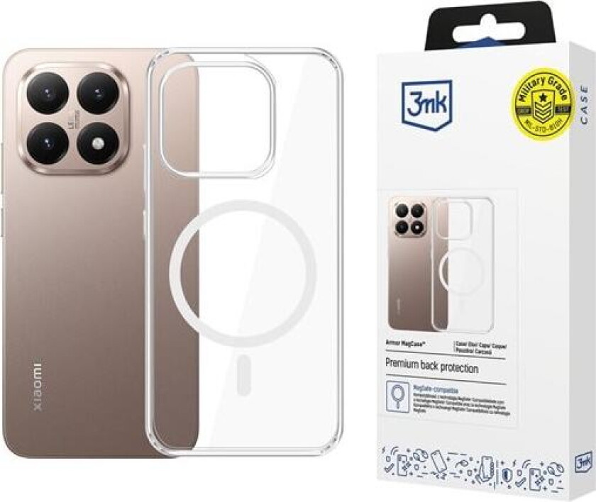 3mk Armor MagCase for Xiaomi 15T 5G - gjennomsiktig