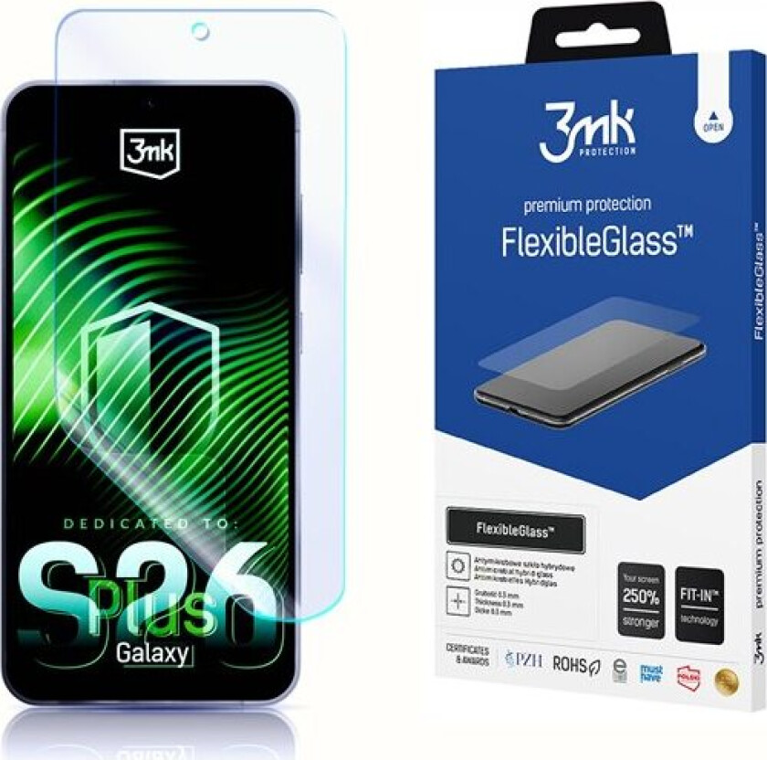 3mk FlexibleGlass Hybrid Glass for Samsung Galaxy S26+