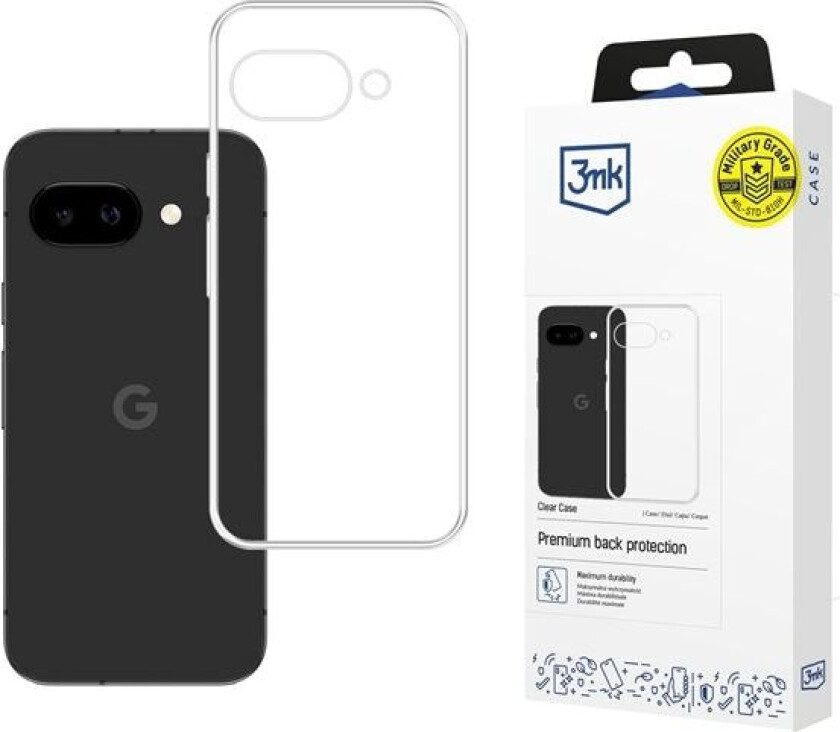 3mk Gjennomsiktig etui for Google Pixel 10A - gjennomsiktig