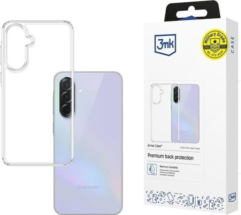 3mk Armor-etui for Samsung Galaxy A37 - gjennomsiktig