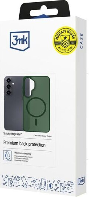 3mk Smoke MagCase for iPhone 17 - grønn-gjennomskinnelig