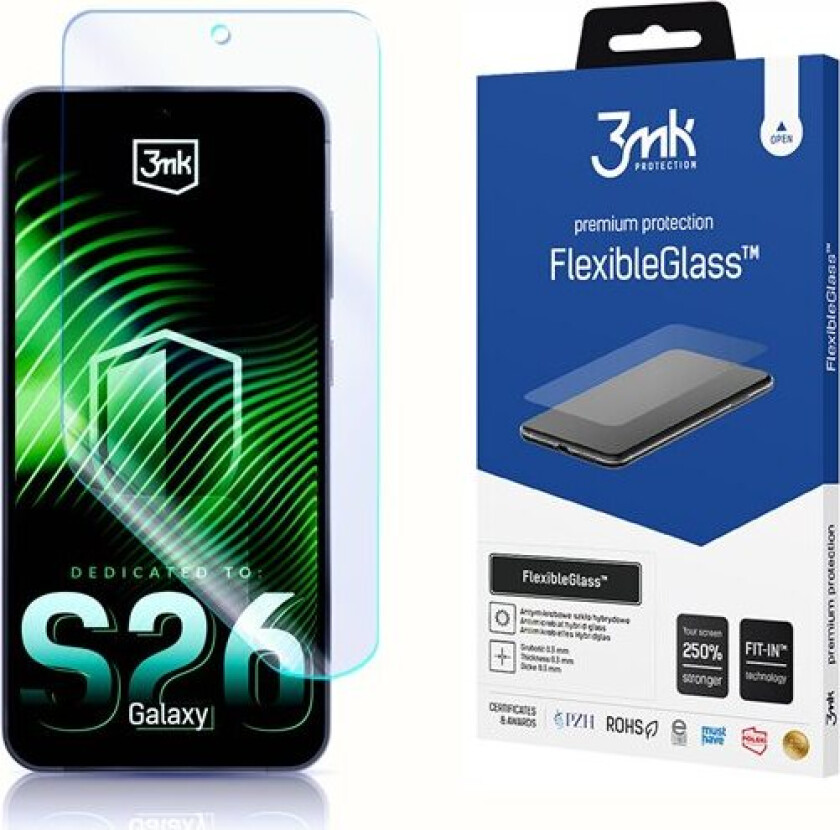 3mk FlexibleGlass Hybrid Glass for Samsung Galaxy S26
