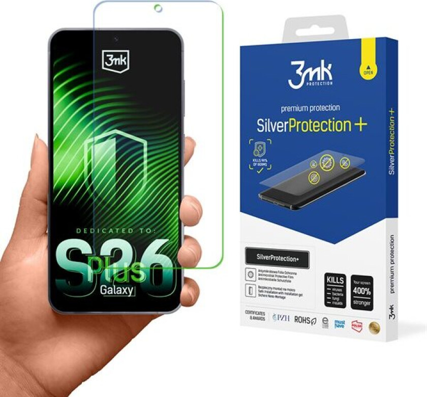 3mk SilverProtection+ beskyttelsesfilm for Samsung Galaxy S26+