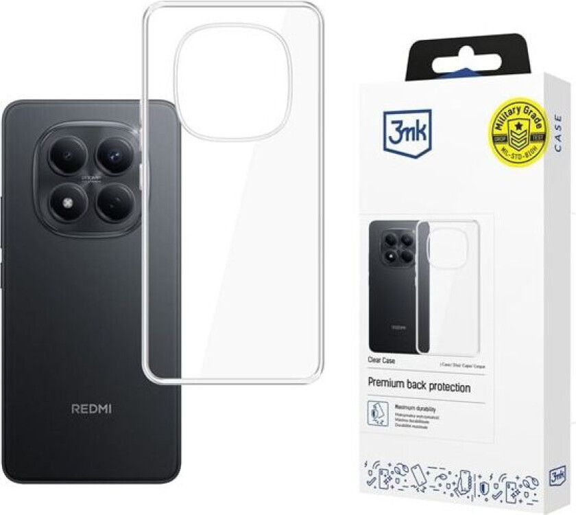 3mk Gjennomsiktig etui for Xiaomi Redmi Note 15 Pro 4G - gjennomsiktig