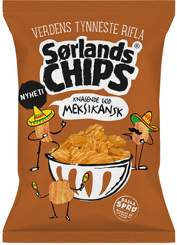 Sørlandschips Rifla Meksikansk 240g