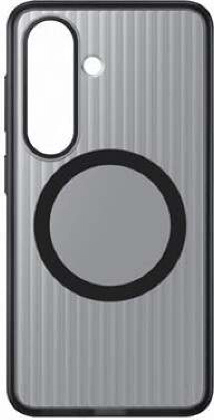 Galaxy S26 Rugged Magnet Case - Black Transparent