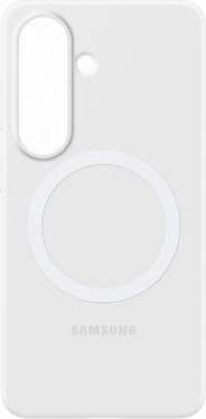 Galaxy S26 Silicone Magnet Case - White Shadow