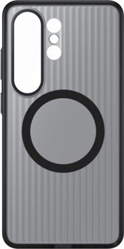 Galaxy S26 Ultra Rugged Magnet Case - Black Transparent