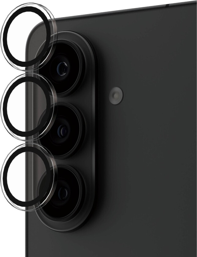 Samsung Galaxy S26/S26+ Hoops kameralinsebeskytter, svart