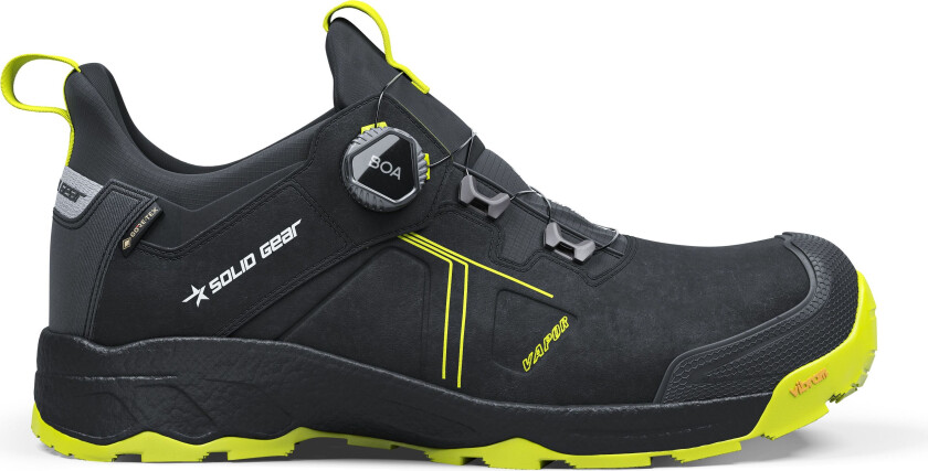 VAPOR 3 Vernesko svart/grønn 38