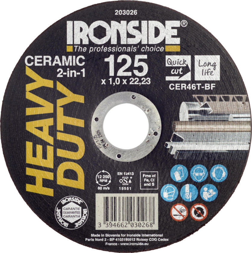 203026 Kappeskive Tykkelse: 1,0 mm