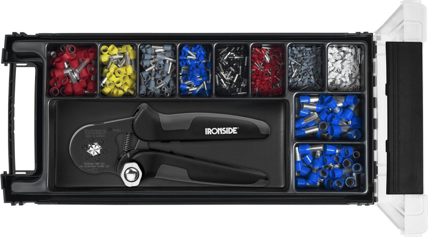 103066 Endehylsetangsats tang og 850 stk. kabelhylser