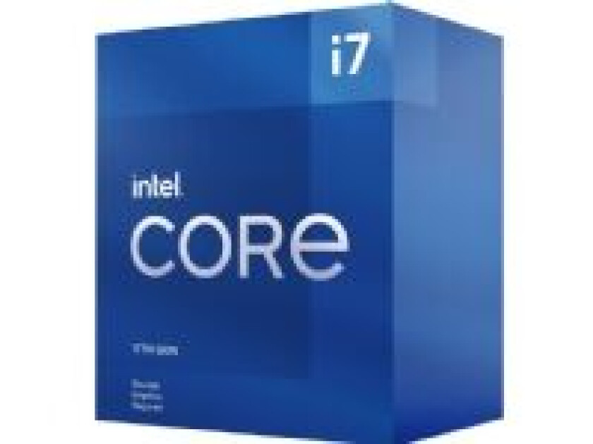 Core i7-11700F Rocket Lake Prosessor/CPU - 8 kjerner - 2.5 GHz -  LGA1200 -  Boks (med kjøler)