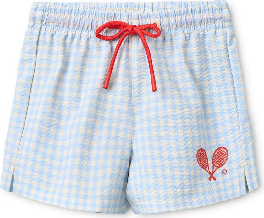 Ocean Badeshorts Blue Gingham Blue Gingham 80 cm Blå 80 cm mann