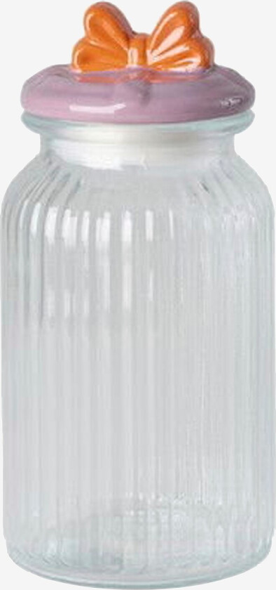 Glasskrukke med buelokk Large - Transparent