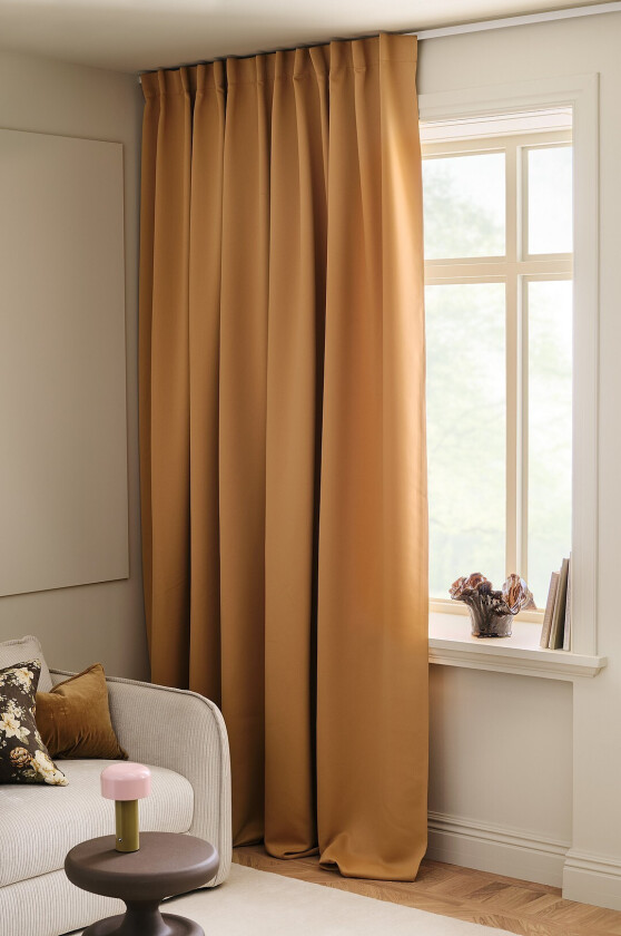 Mørkleggingsgardin Linnie Wide 1-pakning - Orange