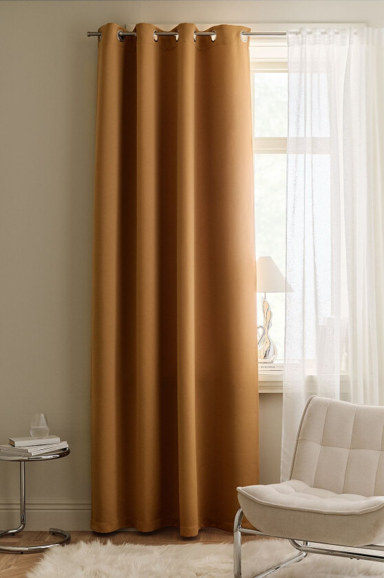 Mørkleggingsgardin Linnie 1-pakning, Orange