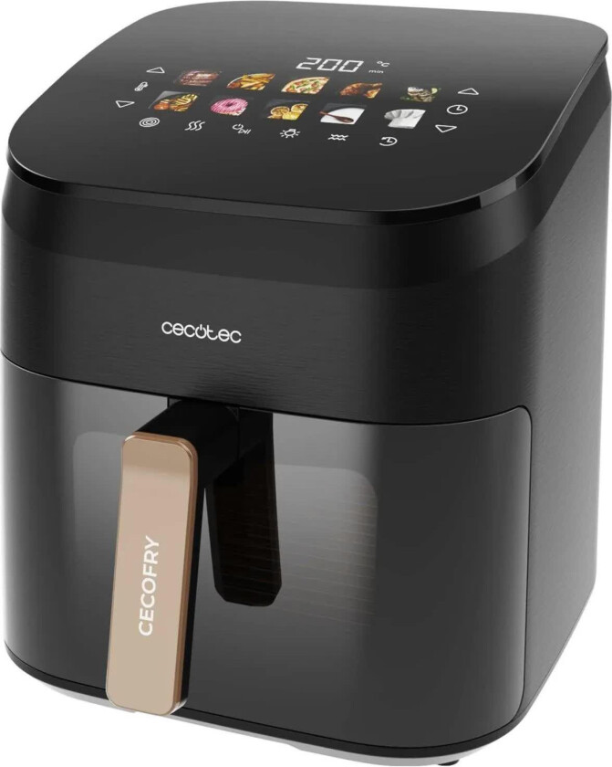 Cecofry&Grill Smokin' 6500 Airfryer - 6L, 2200W - Svart