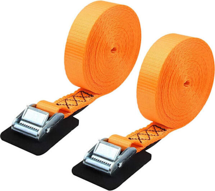 (2-pak) Solid 2,5 cm * 6,1 m Surringsstropp Lastestropp Cargo Tie