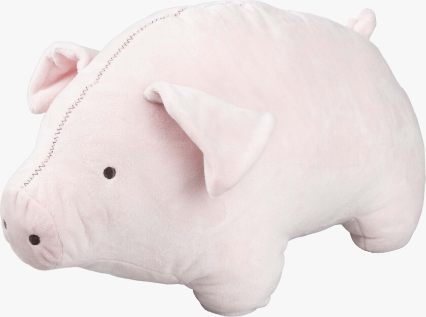 Lotta i Bråkmakergata Teddy Kosedyr Gris, Rosa - Kosedyr - Polyester