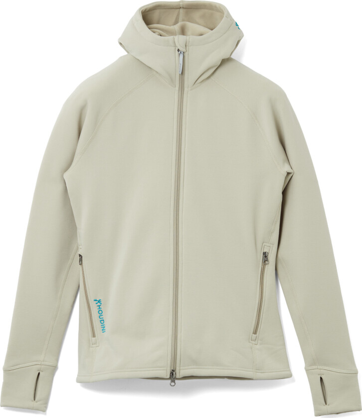 Women's Power Houdi Greenish Gray