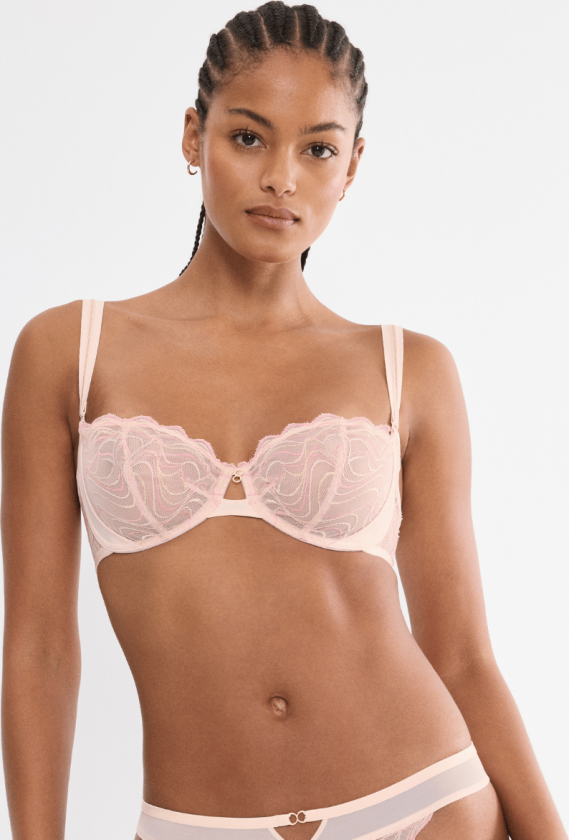 Palina Waves Of Glow balkong BH, rosa, Størrelse: 70D, Kvinner