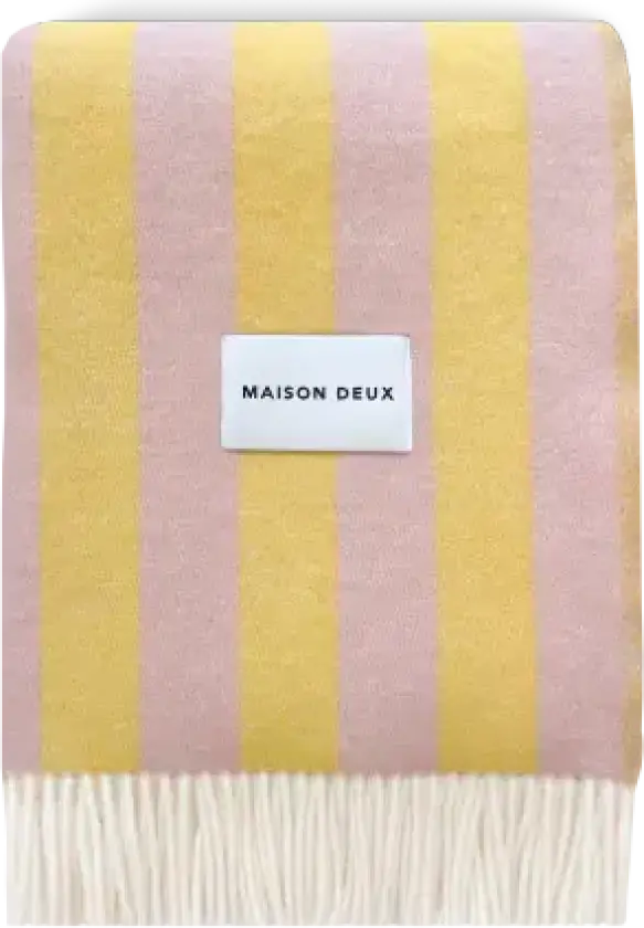 Candy Wrap Pledd Rosa/Gul