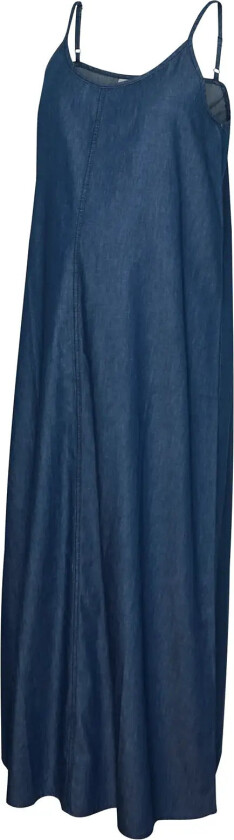 Mlvanda S/L Midaxi Wo Dress - Blue - L