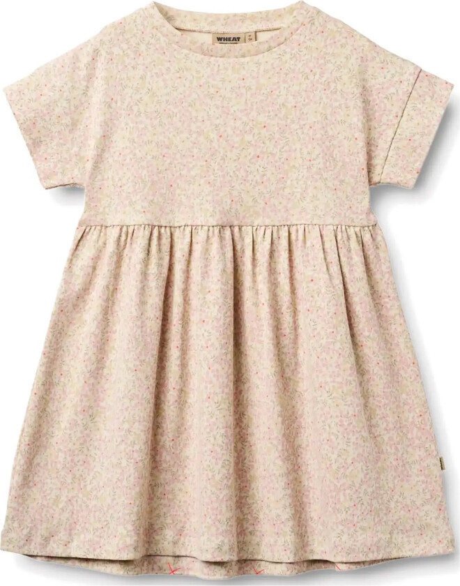 Jersey Dress S/S Emilie - Pink - 122