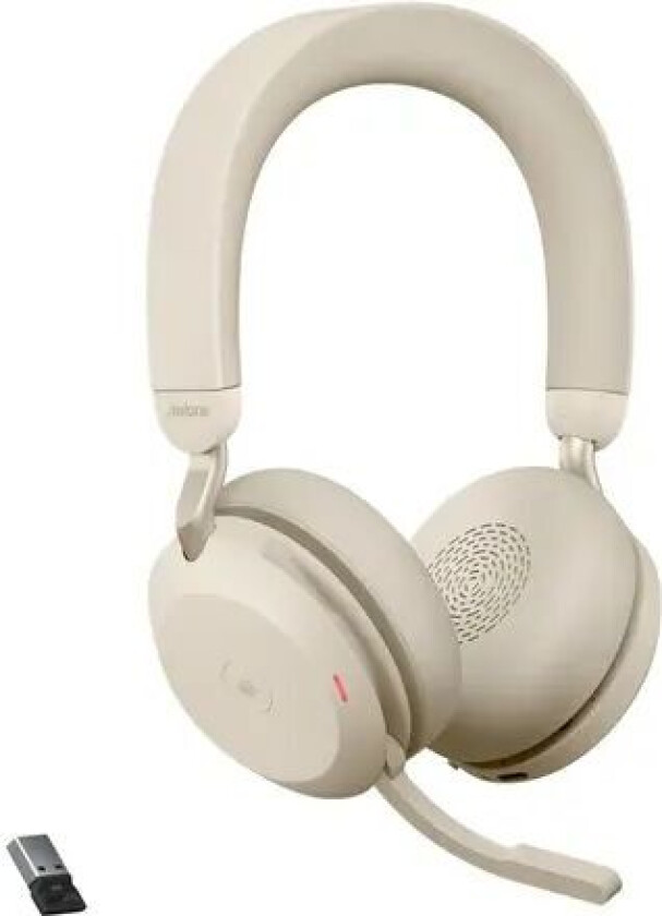 Evolve2 75 Link380a Ms Hodesett Usb-a Via Bluetooth-adapter Optimert For Uc Stereo Beige