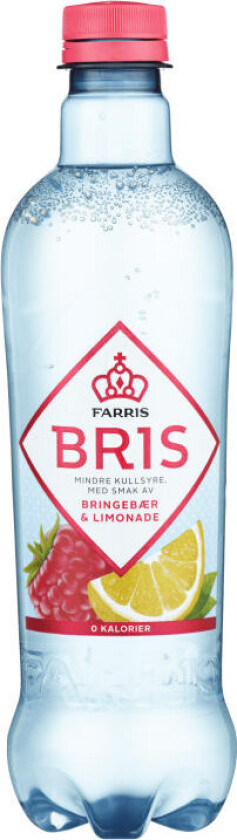 Farris Bris Bringebær&Limonade 0,5l flaske