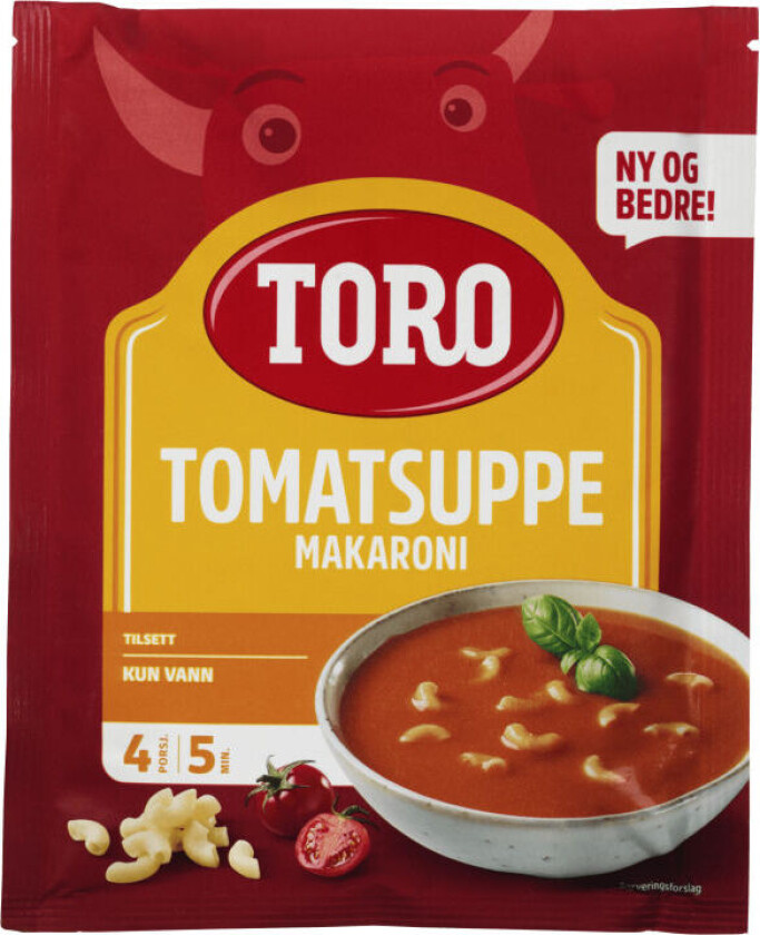 Tomatsuppe m/Makaroni 122g Toro