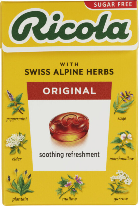 Ricola Original Sukkerfri 50g