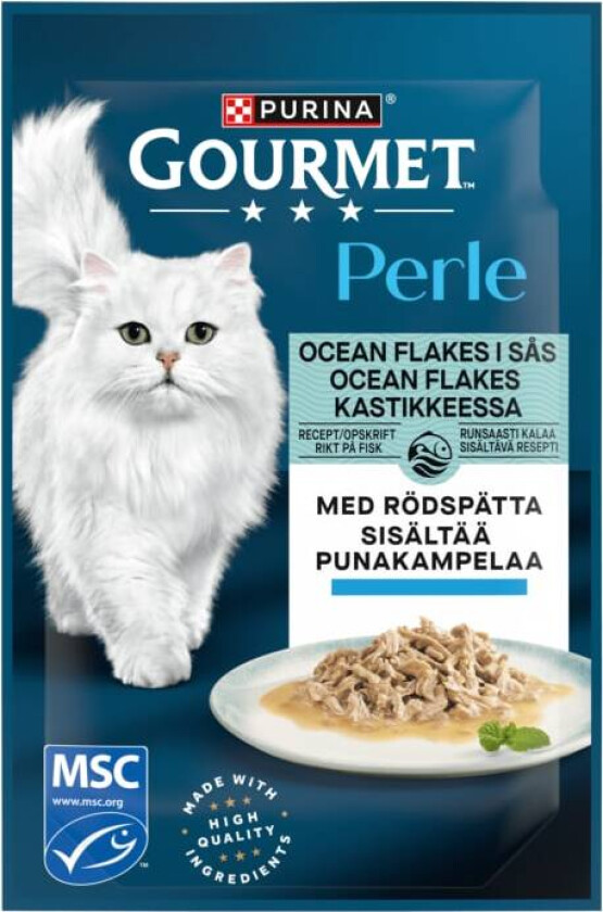 Gourmet Perle Ocean Flakes m/Torsk 85g