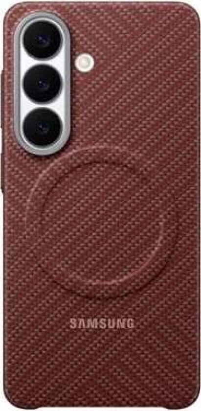 Galaxy S26 Carbon Magnet Case - Coralred