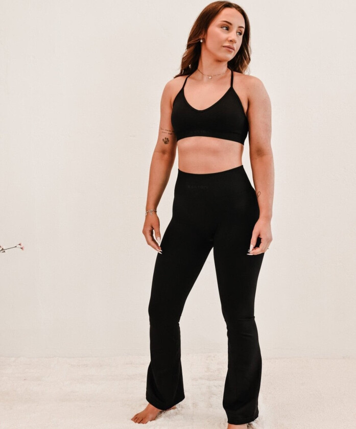 Cheeky Black Flare Tights