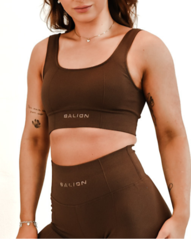 Lux Seamless Sports Bra Espresso