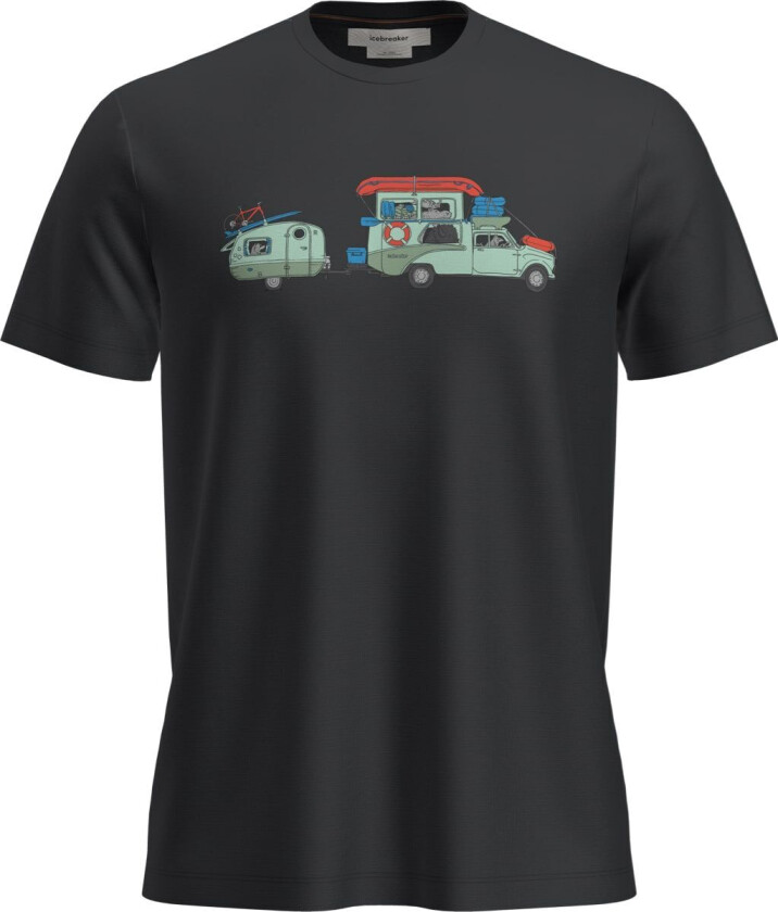 Men Merino 150 Tech Lite Ss Tee Transportage Black L