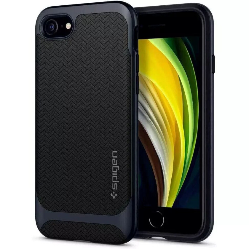 iPhone SE (2022 / 2020) / 8 / 7 Case Neo Hybrid Metall Slate