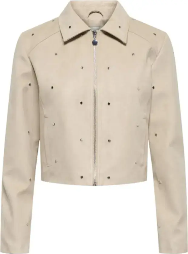 Jacqueline de Yong, Dame, Jakker, Beige, XS