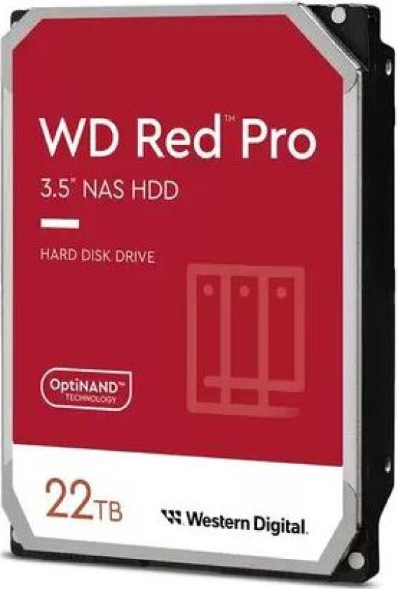 Bilde av Wd Red Pro 22tb 3.5" 7,200rpm Sata-600